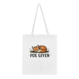 Fox Given Cotton Tote Bag